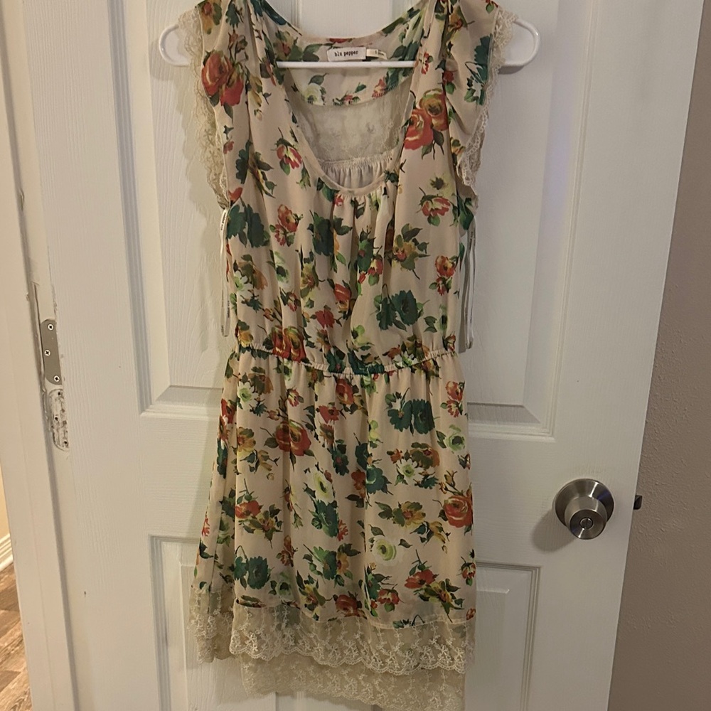 Blu Pepper Multicolor Floral Top